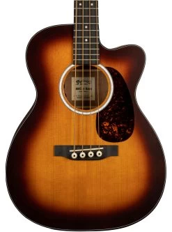Martin 000CJR-10E Junior Series Short-Scale Electro-Acoustic Bass Guitar In Burst