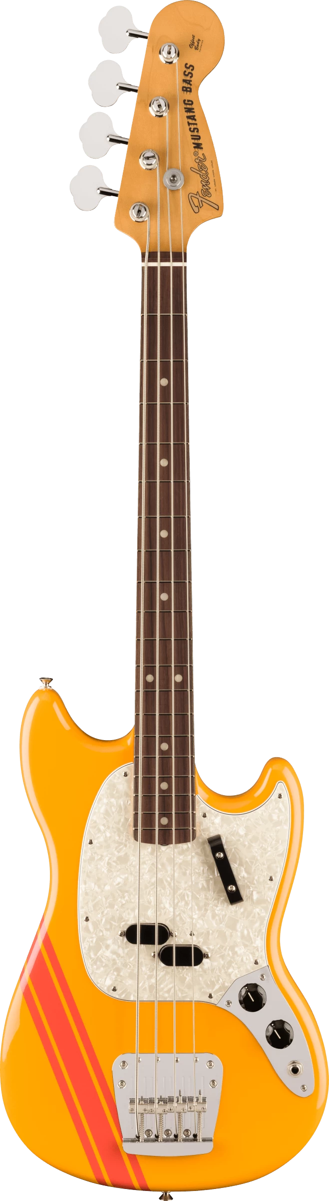 Fender Vintera II '70s Mustang Bass Competition In Orange 2 Fender Vintera II '70s Mustang Bass Competition In Orange - Image 2