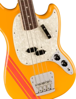 Fender Vintera II '70s Mustang Bass Competition In Orange 10 Fender Vintera II '70s Mustang Bass Competition In Orange -Professional Guitar Store 0149260339 Fender Vintera II 70s Mustang Bass Competition in Orange Pickups