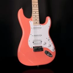 Squier Sonic Stratocaster HSS Electric Guitar In Tahitian Coral 12 Squier Sonic Stratocaster HSS Electric Guitar In Tahitian Coral -Professional Guitar Store 0373202511 0373202511 2