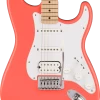 Squier Sonic Stratocaster HSS Electric Guitar In Tahitian Coral