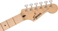 Squier Sonic Stratocaster HSS Electric Guitar In Tahitian Coral 16 Squier Sonic Stratocaster HSS Electric Guitar In Tahitian Coral -Professional Guitar Store 0373202511 Squier Sonic Stratocaster HSS Tahitian Coral Headstock
