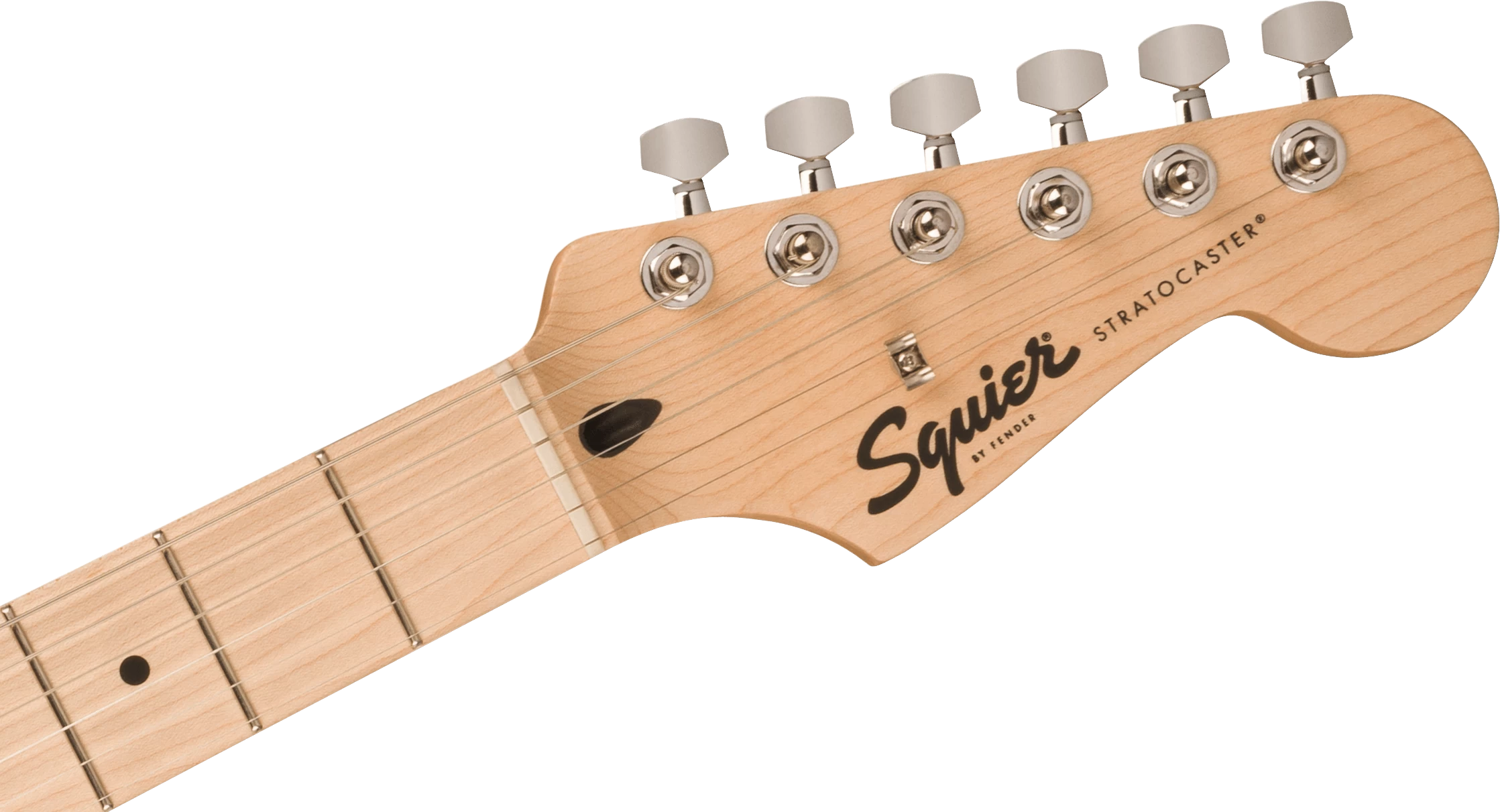 Squier Sonic Stratocaster HSS Electric Guitar In Black 6 Squier Sonic Stratocaster HSS Electric Guitar In Black - Image 6
