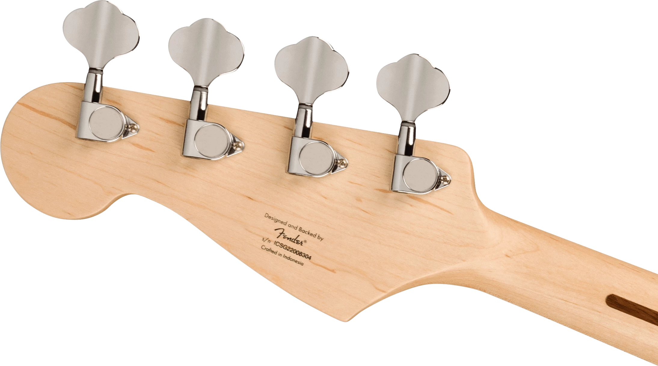 Squier Sonic Bronco Bass Guitar In Arctic White 7 Squier Sonic Bronco Bass Guitar In Arctic White - Image 7