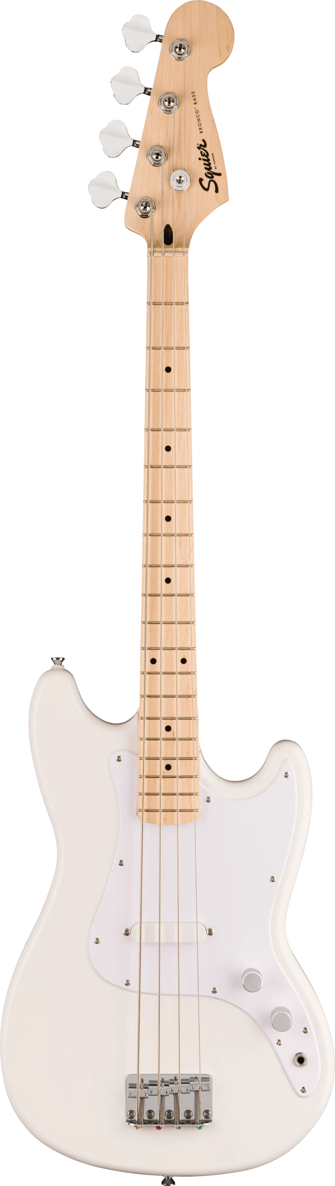 Squier Sonic Bronco Bass Guitar In Arctic White 2 Squier Sonic Bronco Bass Guitar In Arctic White - Image 2