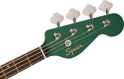 Squier Paranormal Rascal HH Short-Scale Bass Guitar In Sherwood Green 12 Squier Paranormal Rascal HH Short-Scale Bass Guitar In Sherwood Green -Professional Guitar Store 0377105546 Squier Paranormal Rascal Bass HH Sherwood Green Headstock