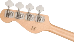 Squier Paranormal Rascal HH Short-Scale Bass Guitar In Sherwood Green 13 Squier Paranormal Rascal HH Short-Scale Bass Guitar In Sherwood Green -Professional Guitar Store 0377105546 Squier Paranormal Rascal Bass HH Sherwood Green Headstock Back
