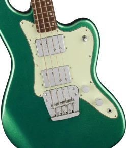 Squier Paranormal Rascal HH Short-Scale Bass Guitar In Sherwood Green 11 Squier Paranormal Rascal HH Short-Scale Bass Guitar In Sherwood Green -Professional Guitar Store 0377105546 Squier Paranormal Rascal Bass HH Sherwood Green Pickups