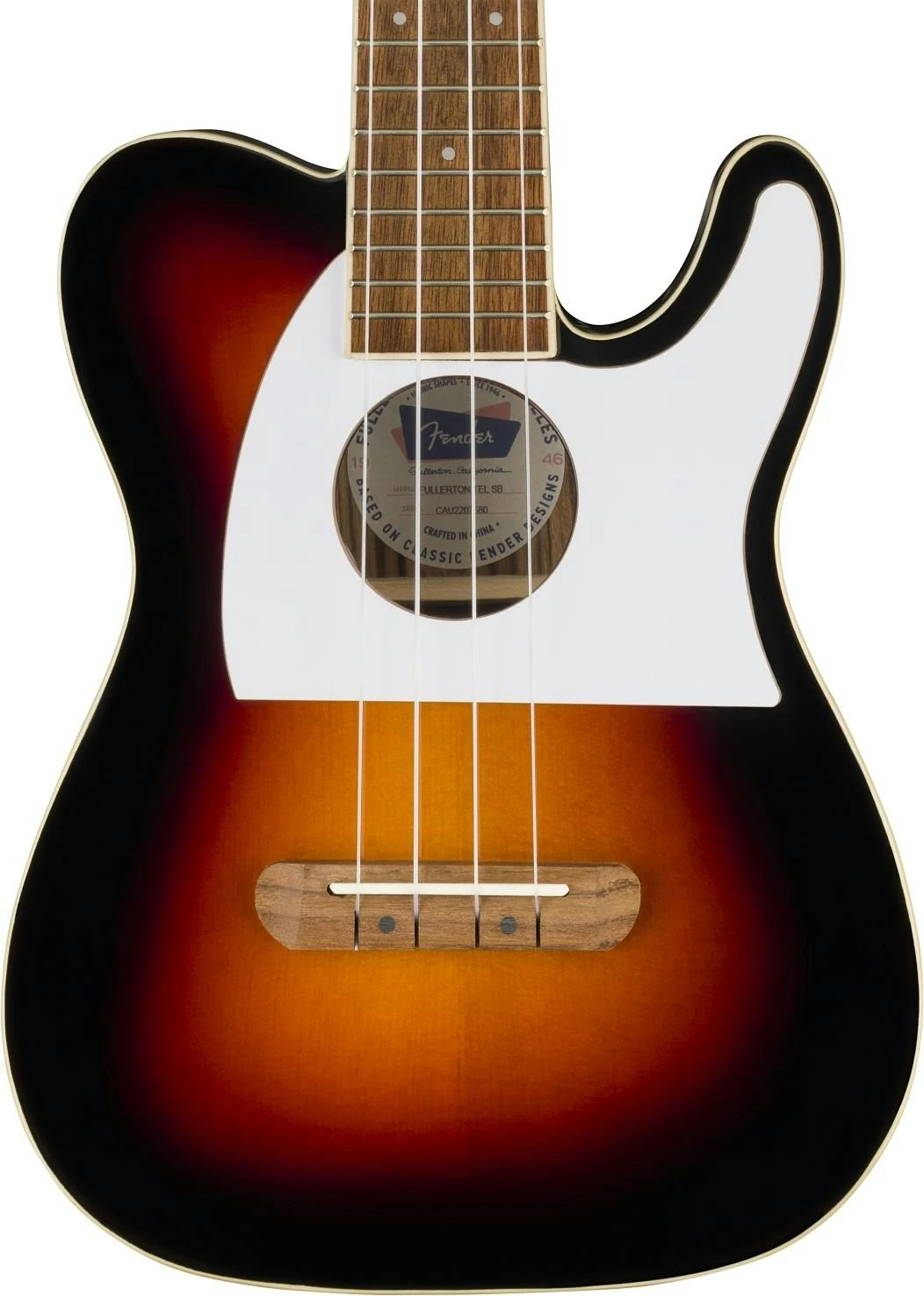 Fender Fullerton Telecaster Ukulele In 2-Colour Sunburst 1 Fender Fullerton Telecaster Ukulele In 2-Colour Sunburst