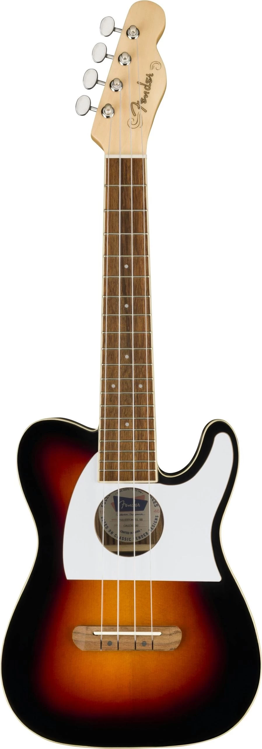 Fender Fullerton Telecaster Ukulele In 2-Colour Sunburst 2 Fender Fullerton Telecaster Ukulele In 2-Colour Sunburst - Image 2