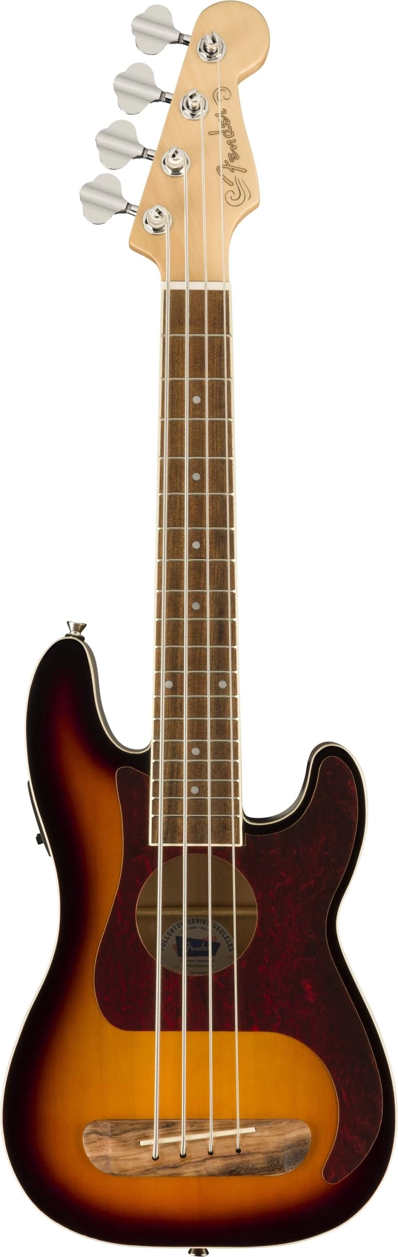 Fender Fullerton Precision Bass Ukulele In 3-Colour Sunburst 2 Fender Fullerton Precision Bass Ukulele In 3-Colour Sunburst - Image 2