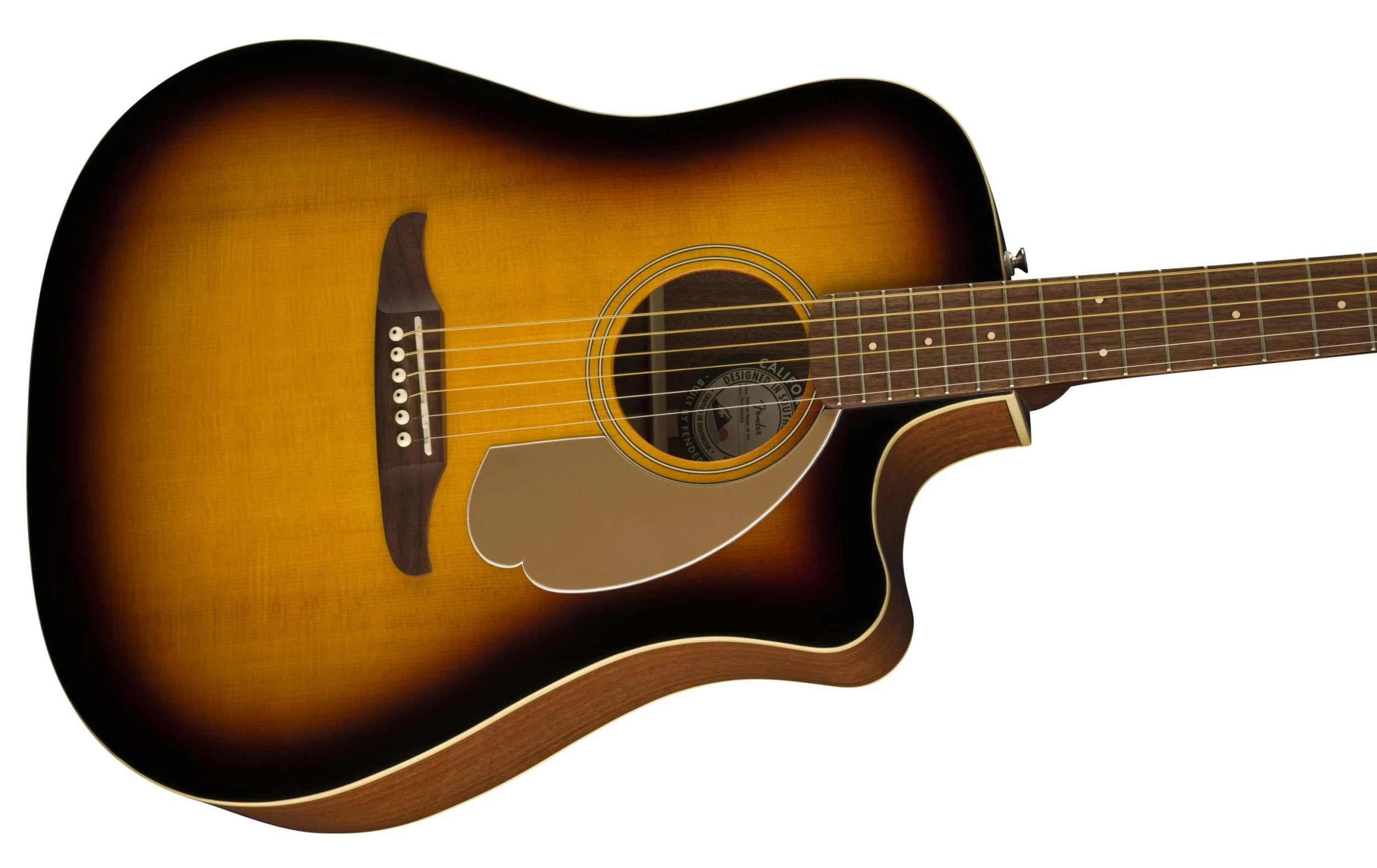 Fender Redondo Player Electro Acoustic Guitar In Sunburst 5 Fender Redondo Player Electro Acoustic Guitar In Sunburst - Image 5