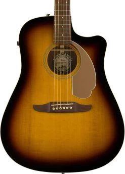 Fender Redondo Player Electro Acoustic Guitar In Sunburst