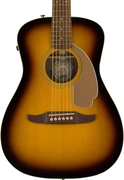 Fender Malibu Player Electro Acoustic Guitar In Sunburst