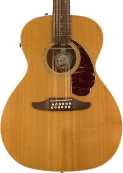 Fender Villager 12-String Electro Acoustic Guitar In Aged Natural