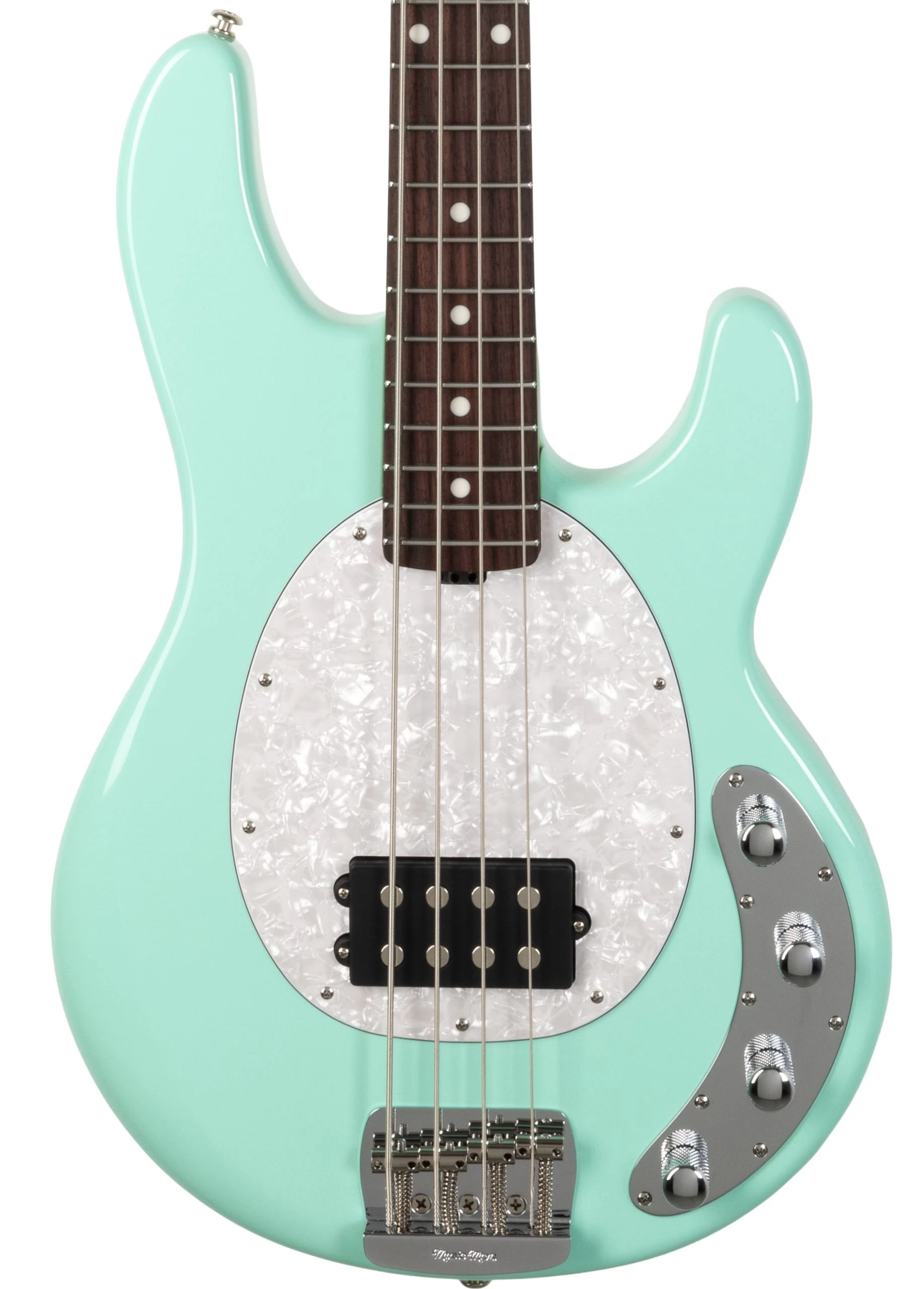 Music Man StingRay Special Bass Guitar In Laguna Green 1 Music Man StingRay Special Bass Guitar In Laguna Green