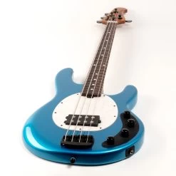 Music Man StingRay Special Bass Guitar In Speed Blue -Professional Guitar Store 107 DS 20 05 MB BM Music Man StingRay Special Bass Speed Blue Angle