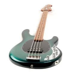 Music Man StingRay Special Bass Guitar In Frost Green Pearl -Professional Guitar Store 107 GF 10 01 MB CR Music Man StingRay Special Frost Green Pearl Angle