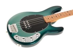 Music Man StingRay Special Bass Guitar In Frost Green Pearl -Professional Guitar Store 107 GF 10 01 MB CR Music Man StingRay Special Frost Green Pearl Body Angle