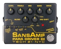 Tech 21 SansAmp Para Driver DI Instrument Pre-amp Pedal