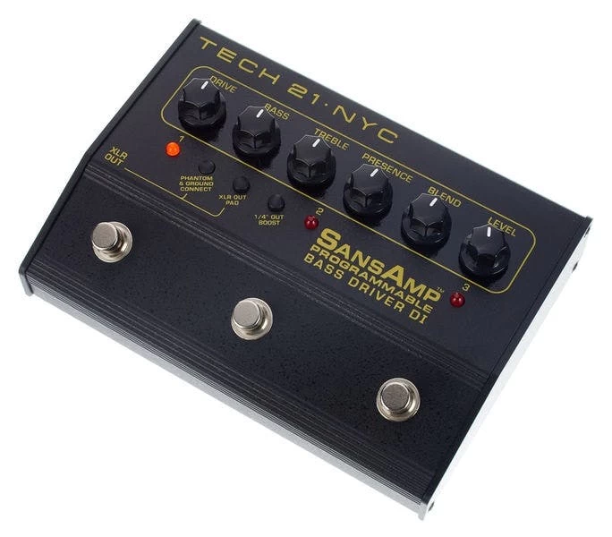 Tech 21 SansAmp Programmable Bass Driver DI Pedal 2 Tech 21 SansAmp Programmable Bass Driver DI Pedal - Image 2