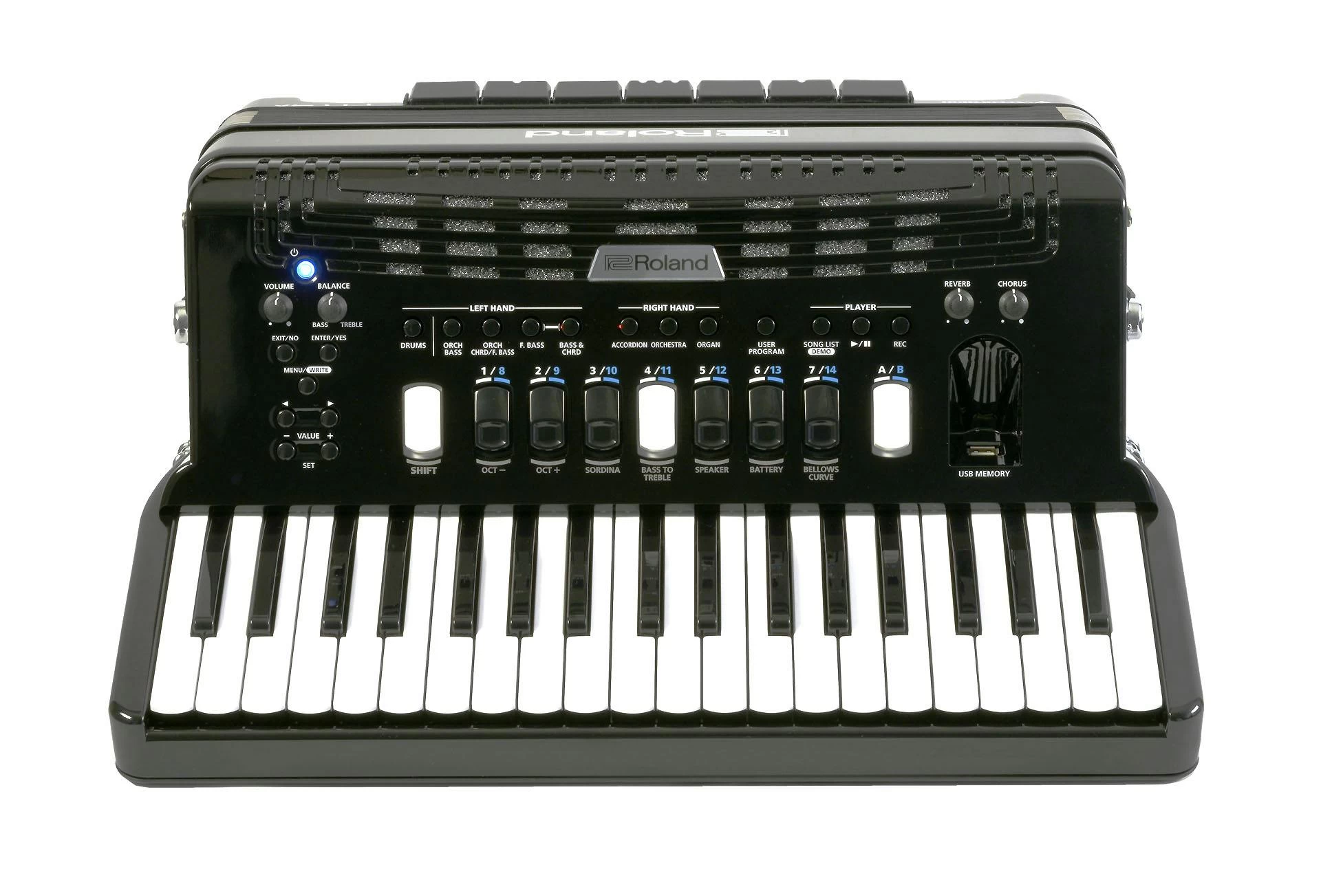 Roland FR4x V-Accordion (Keyboard Type) In Black 3 Roland FR4x V-Accordion (Keyboard Type) In Black - Image 3