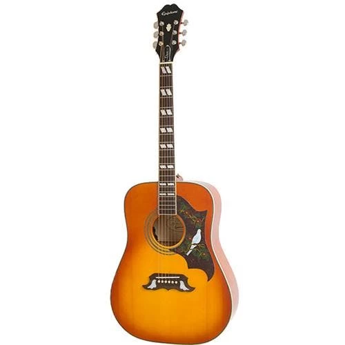 Epiphone Dove Studio Electro Acoustic Guitar In Violinburst 2 Epiphone Dove Studio Electro Acoustic Guitar In Violinburst - Image 2