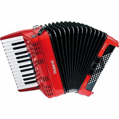 Roland FR-1x Compact V-Accordion Piano In Red 1 Roland FR-1x Compact V-Accordion Piano In Red