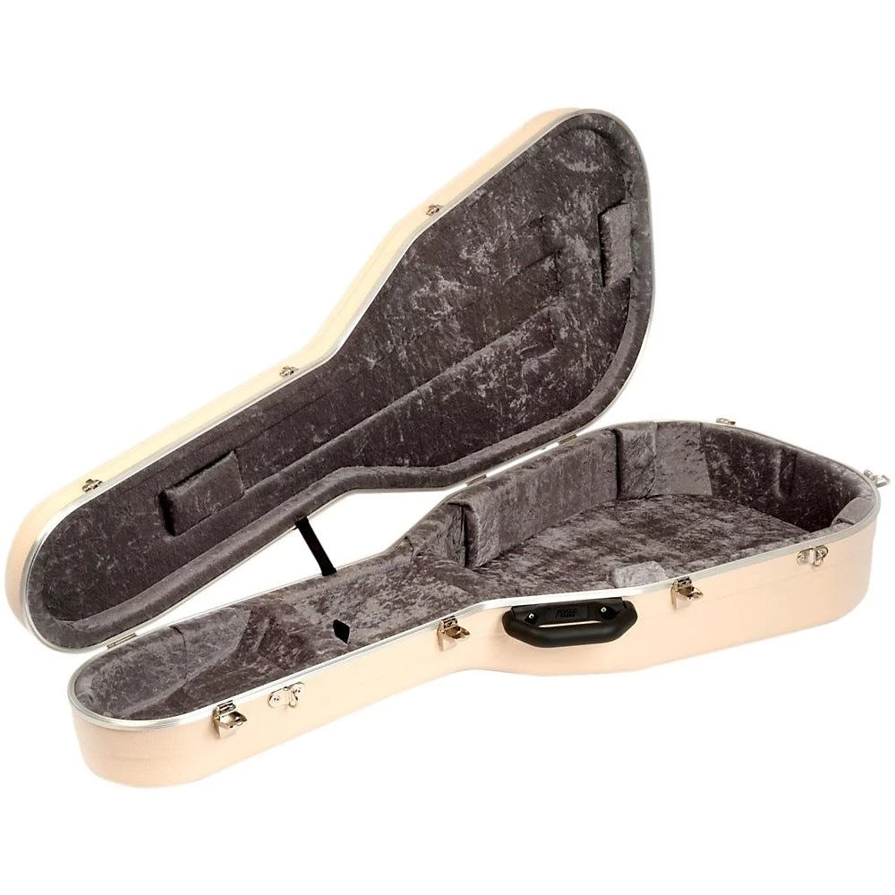 Hiscox Pro II Hard Case To Fit 000 & 0M Shape Guitars In Ivory 1 Hiscox Pro II Hard Case To Fit 000 & 0M Shape Guitars In Ivory