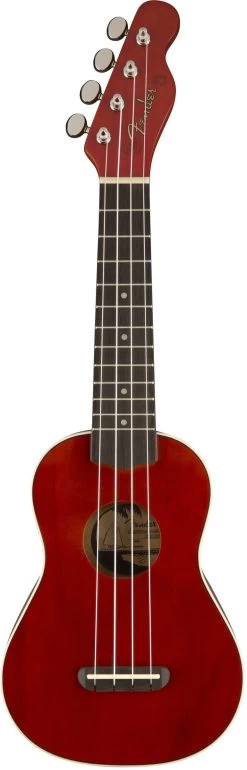 Fender Venice Soprano Ukulele In Cherry