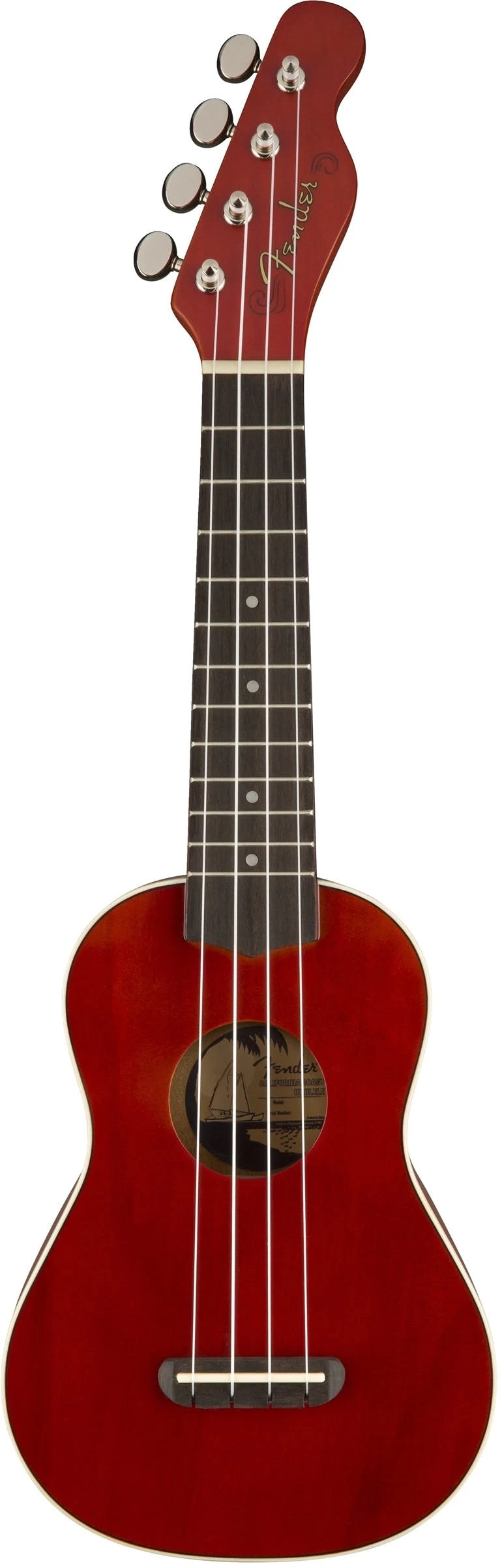 Fender Venice Soprano Ukulele In Cherry 1 Fender Venice Soprano Ukulele In Cherry