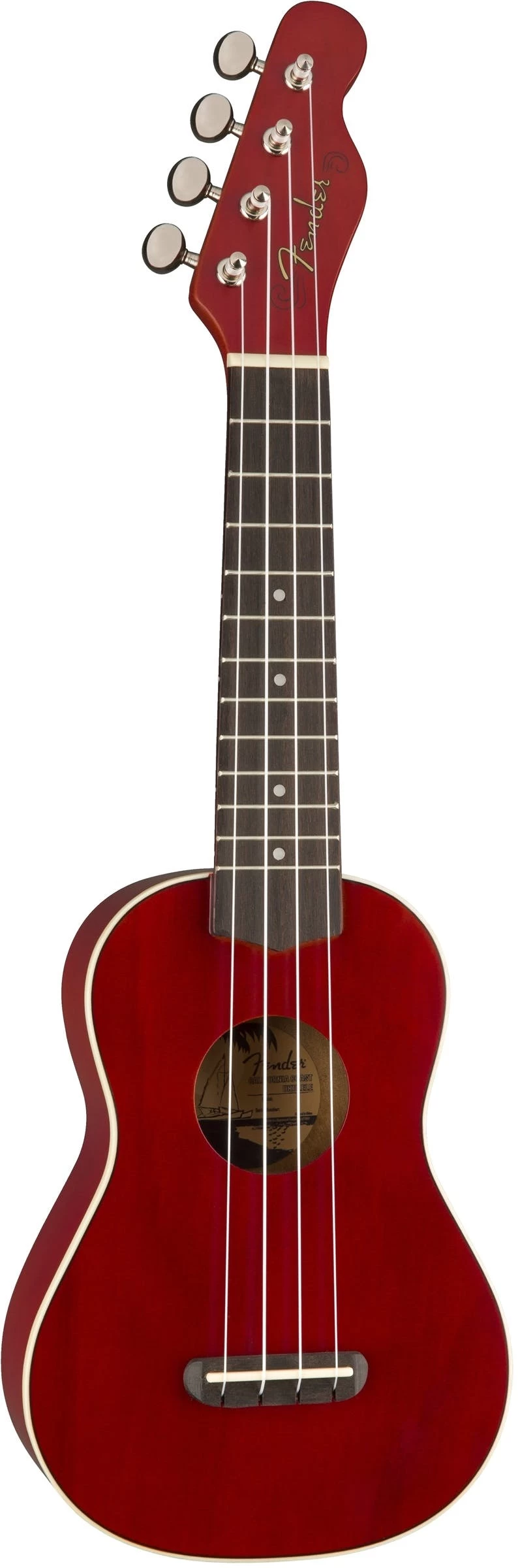 Fender Venice Soprano Ukulele In Cherry 3 Fender Venice Soprano Ukulele In Cherry - Image 3