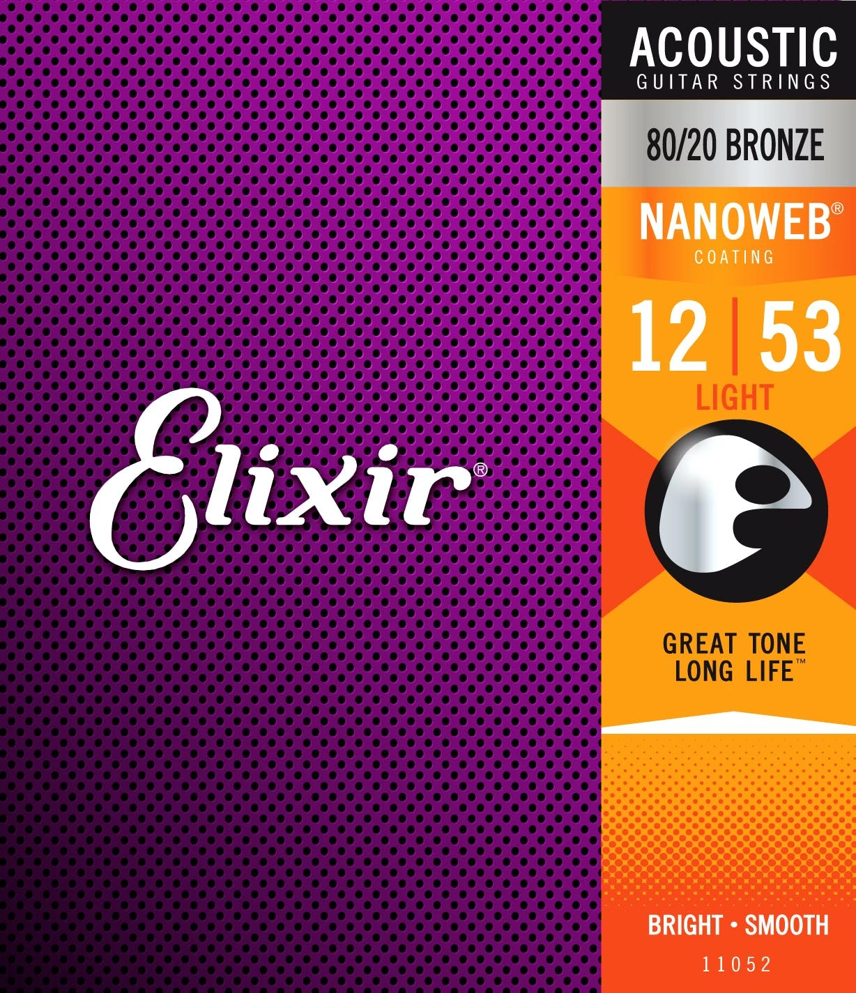 Elixir Bronze Nanoweb - Light / 12-53 Acoustic Strings 1 Elixir Bronze Nanoweb - Light / 12-53 Acoustic Strings