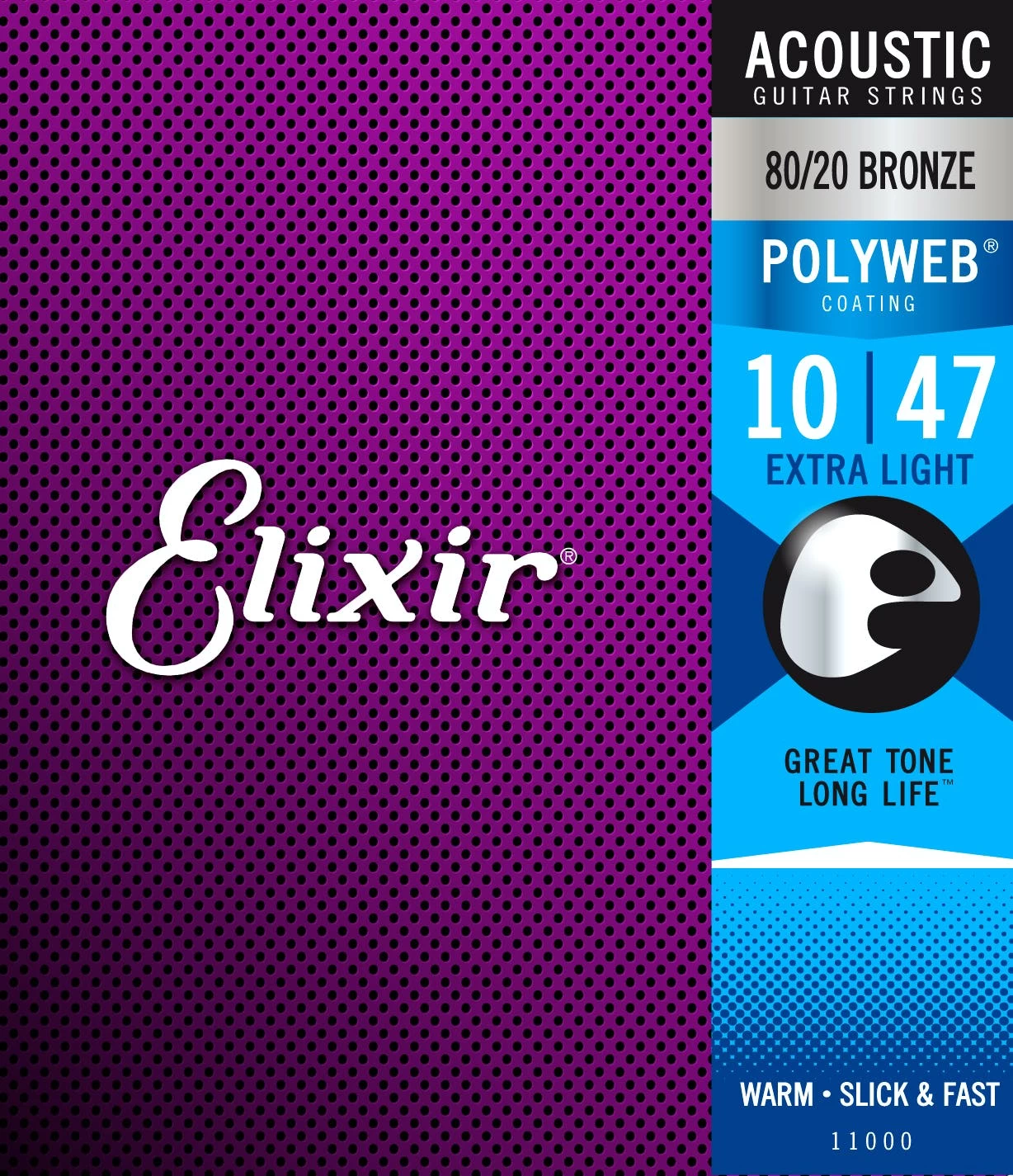 Elixir Polyweb Extra Light 10-47 Acoustic Strings 1 Elixir Polyweb Extra Light 10-47 Acoustic Strings