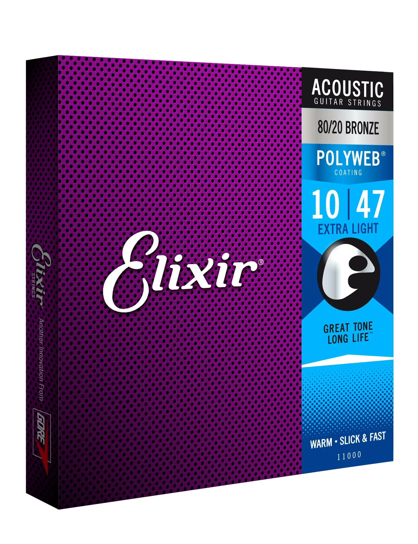 Elixir Polyweb Extra Light 10-47 Acoustic Strings 3 Elixir Polyweb Extra Light 10-47 Acoustic Strings - Image 3