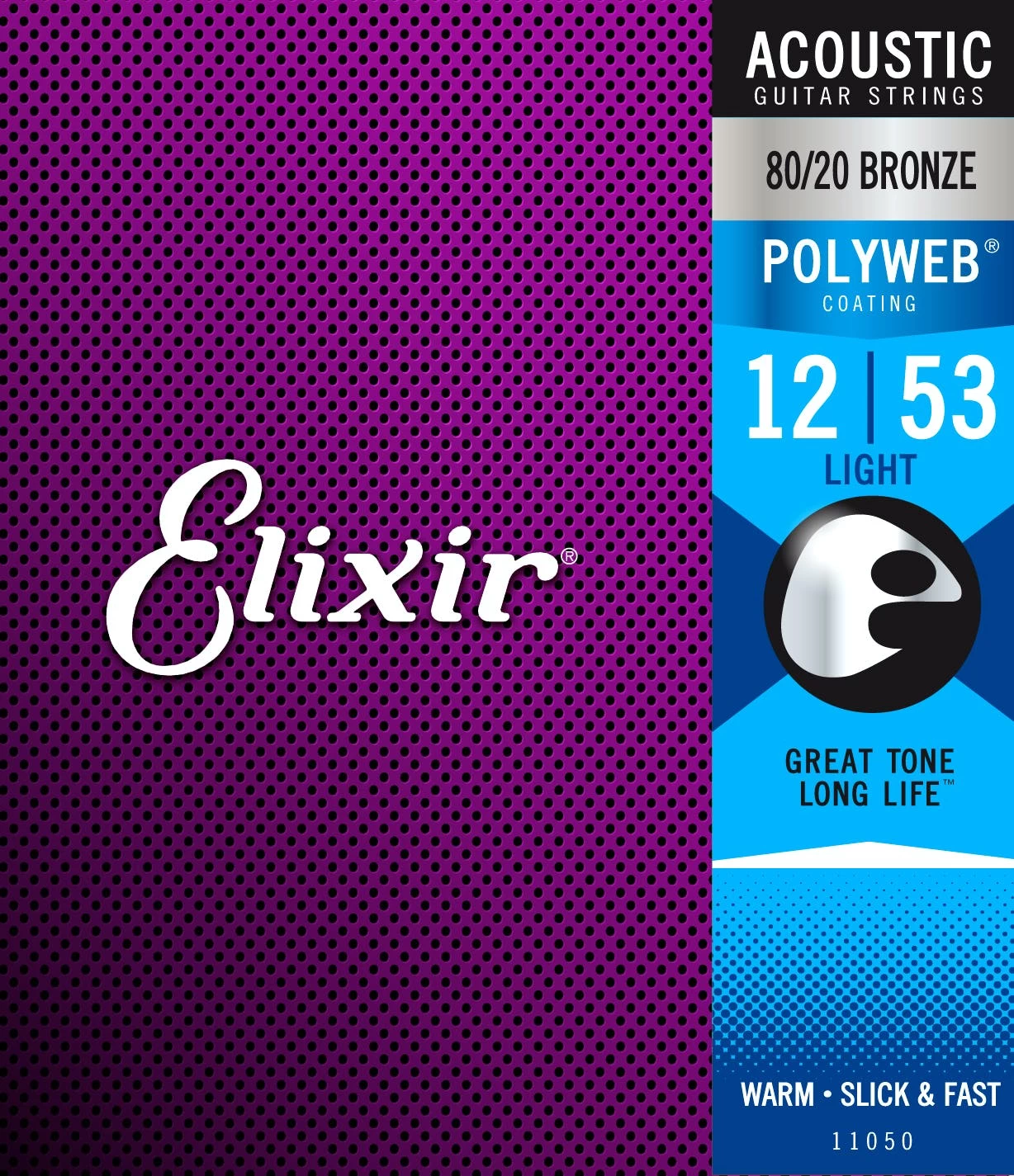 Elixir Light 12-53 Polyweb Acoustic Strings 1 Elixir Light 12-53 Polyweb Acoustic Strings