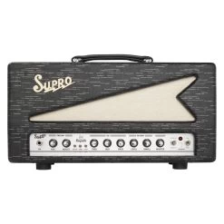 Supro Royale 50W Valve Amp Head In Black Scandia