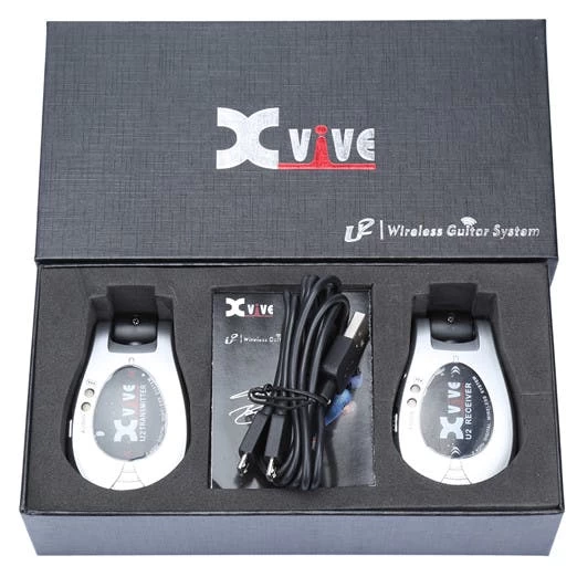 Xvive Wireless Guitar System In Silver 7 Xvive Wireless Guitar System In Silver - Image 7