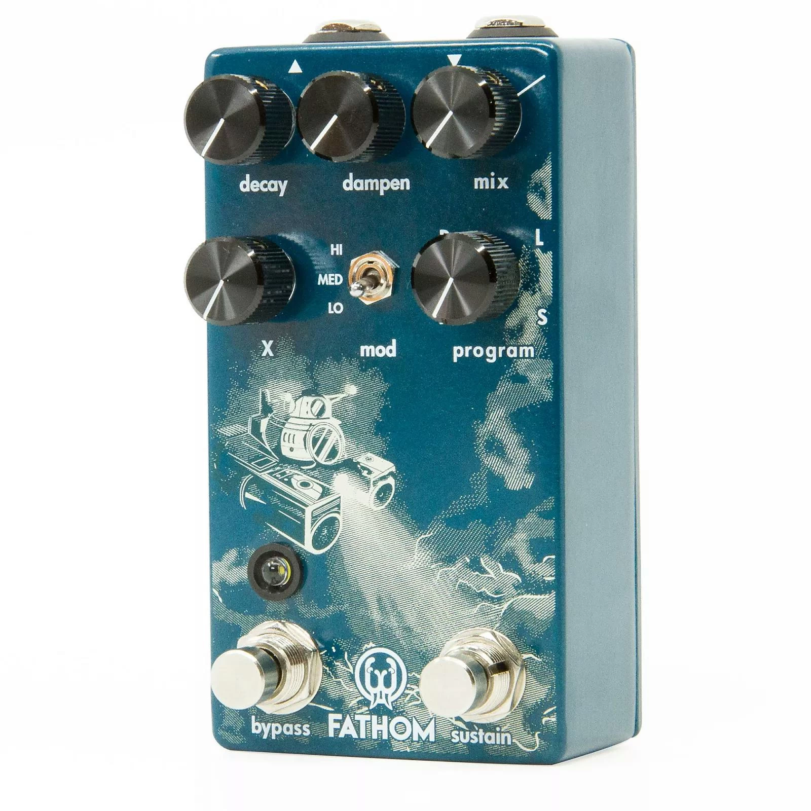 Walrus Audio Fathom Multi-Function Reverb Pedal 2 Walrus Audio Fathom Multi-Function Reverb Pedal - Image 2