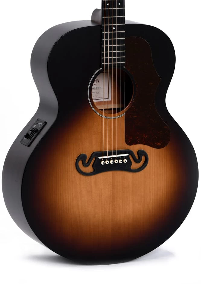 Sigma GJM-SGE Mahogany Grand Jumbo Electro Acoustic In Satin Sunburst 1 Sigma GJM-SGE Mahogany Grand Jumbo Electro Acoustic In Satin Sunburst