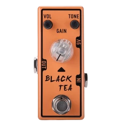 Tone City Black Tea Distortion Pedal -Professional Guitar Store 272519 Black Tea