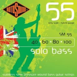 Rotosound SM55 Linea Pressure Wound Bass Guitar Strings - 40, 60, 80, 100