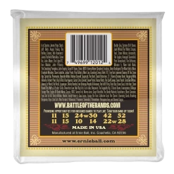 Ernie Ball Earthwood Acoustic Guitar Strings 12-String Medium 5 Ernie Ball Earthwood Acoustic Guitar Strings 12-String Medium -Professional Guitar Store 277710 P02012 back