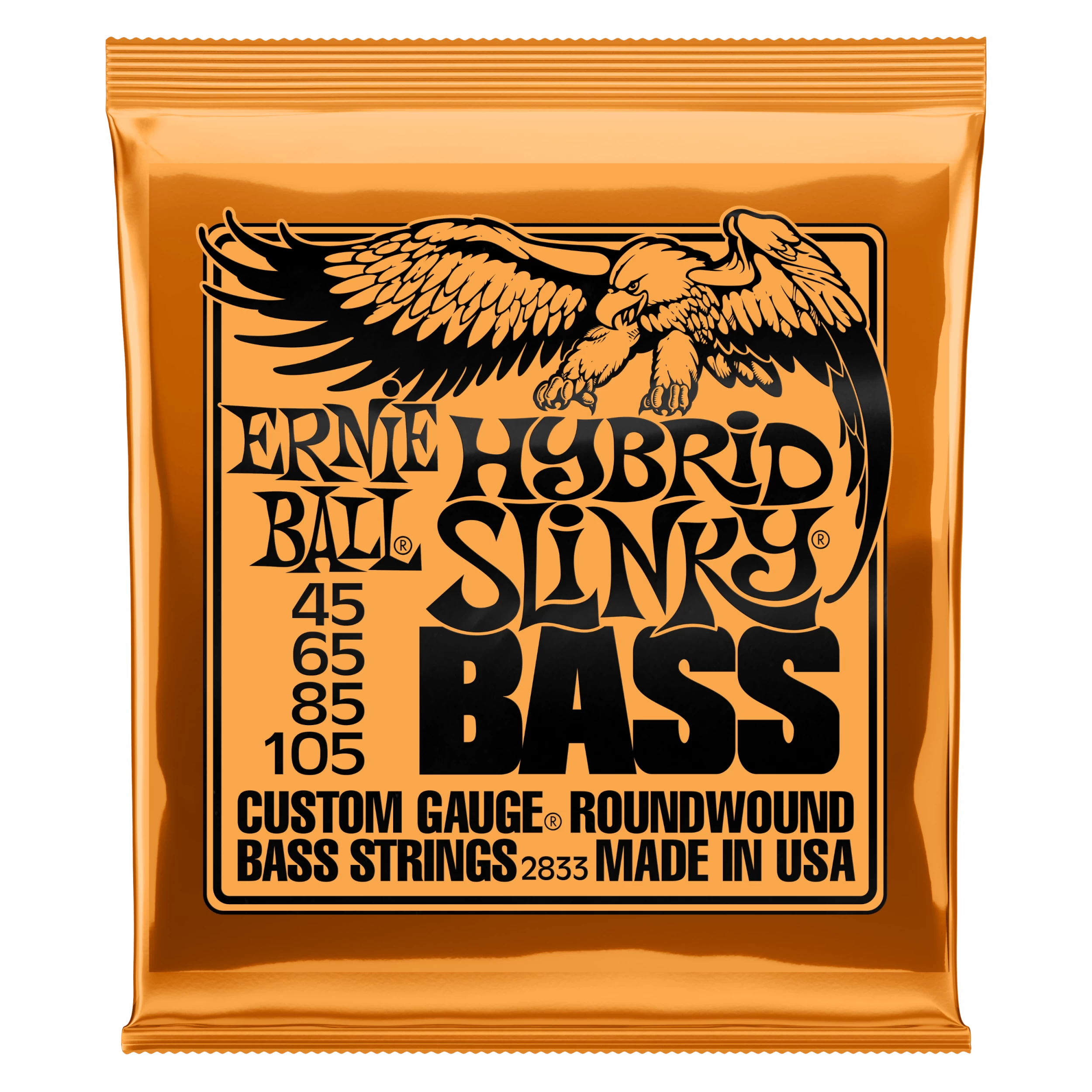 Ernie Ball Hybrid Slinky Bass String Set (45-105) 2 Ernie Ball Hybrid Slinky Bass String Set (45-105) - Image 2
