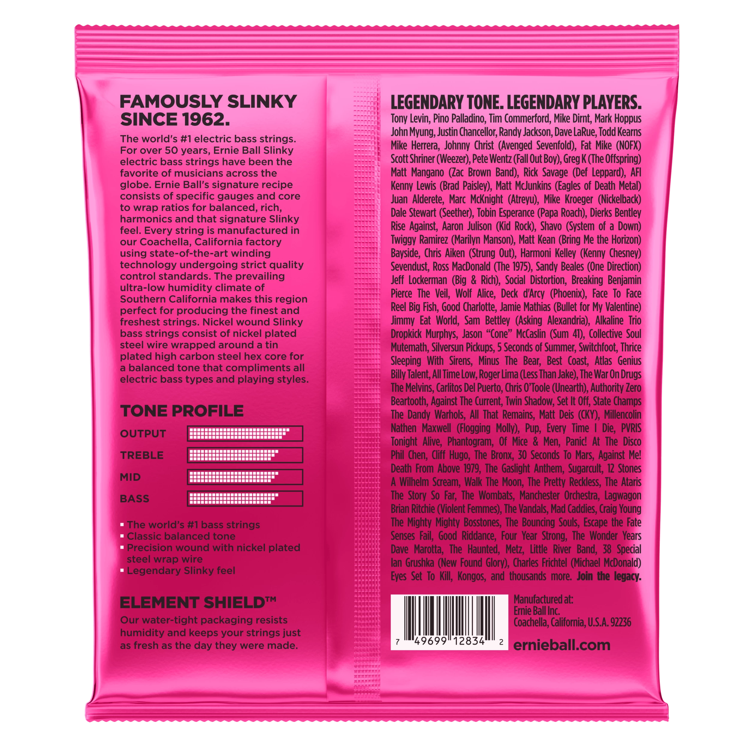 Ernie Ball Super Slinky Bass String Set 45-100 3 Ernie Ball Super Slinky Bass String Set 45-100 - Image 3