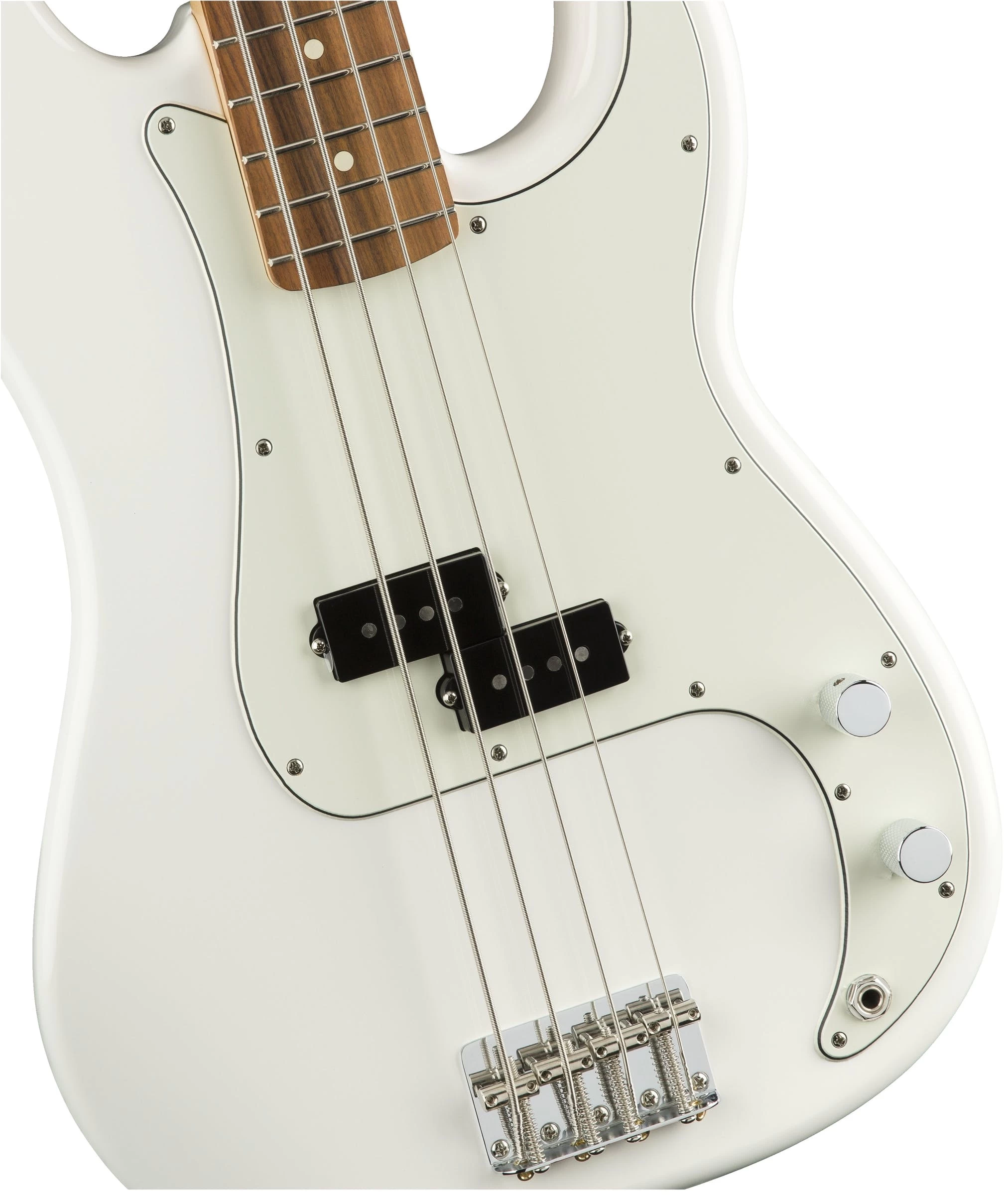Fender Player Precision Bass With Pau Ferro Fretboard In Polar White 4 Fender Player Precision Bass With Pau Ferro Fretboard In Polar White - Image 4