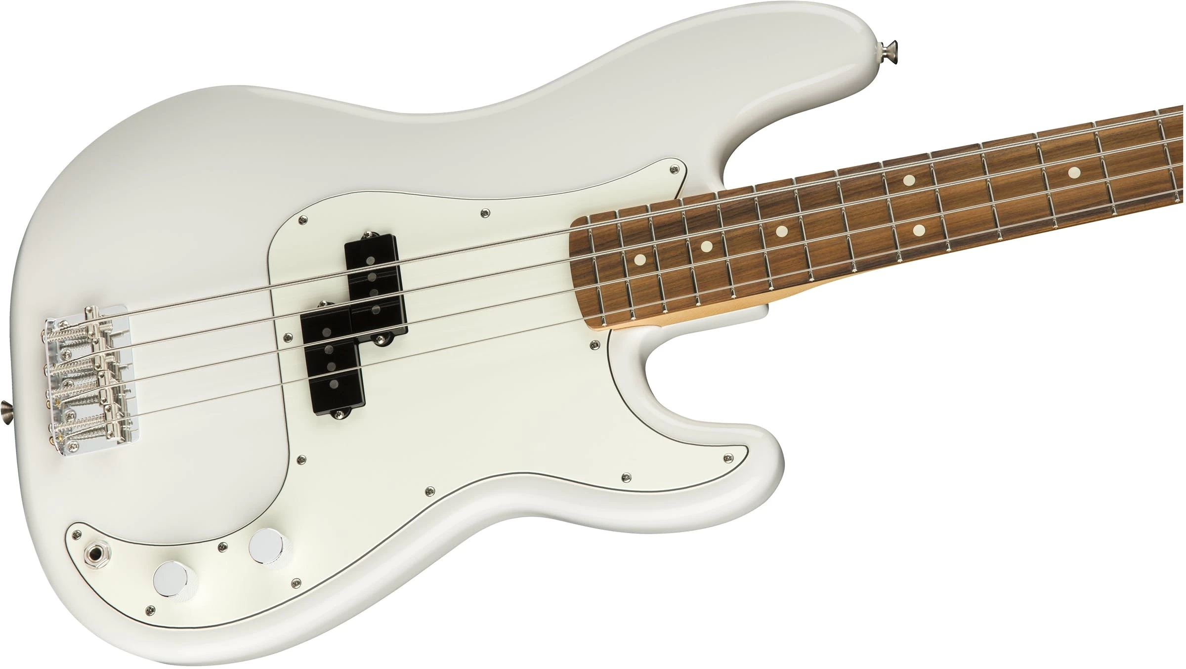 Fender Player Precision Bass With Pau Ferro Fretboard In Polar White 5 Fender Player Precision Bass With Pau Ferro Fretboard In Polar White - Image 5