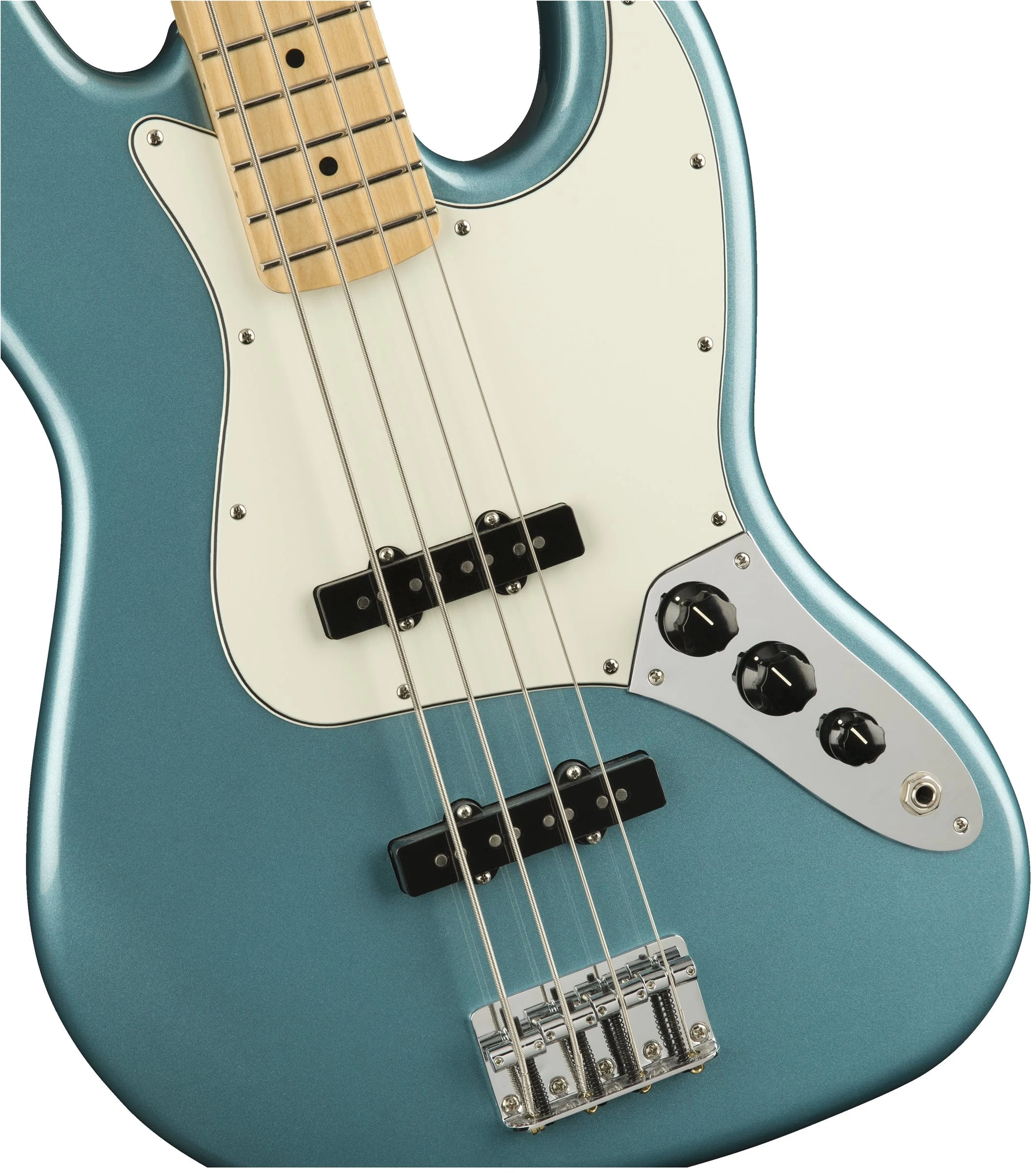 Fender Player Jazz Bass W/ Maple Fretboard In Tidepool 4 Fender Player Jazz Bass W/ Maple Fretboard In Tidepool - Image 4