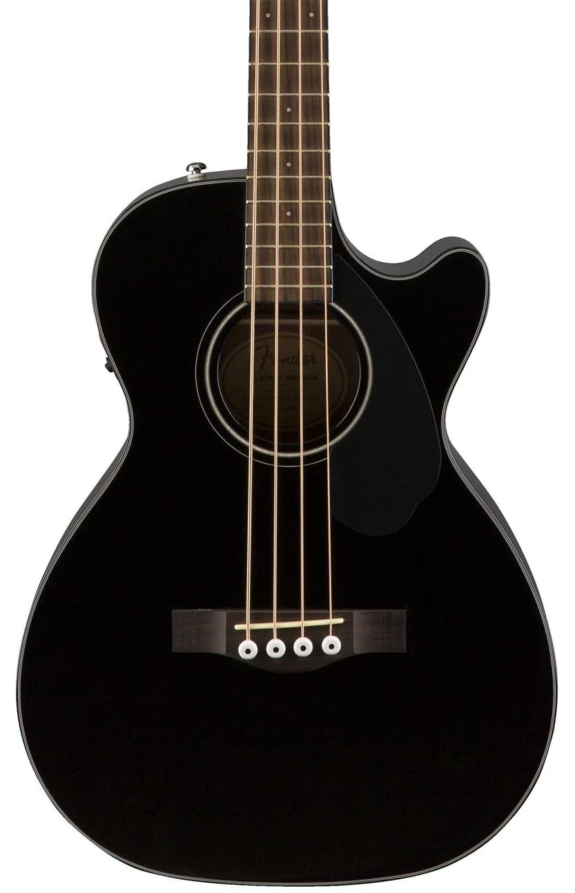 Fender Classic Design CB-60SCE Acoustic Bass Guitar In Black 1 Fender Classic Design CB-60SCE Acoustic Bass Guitar In Black