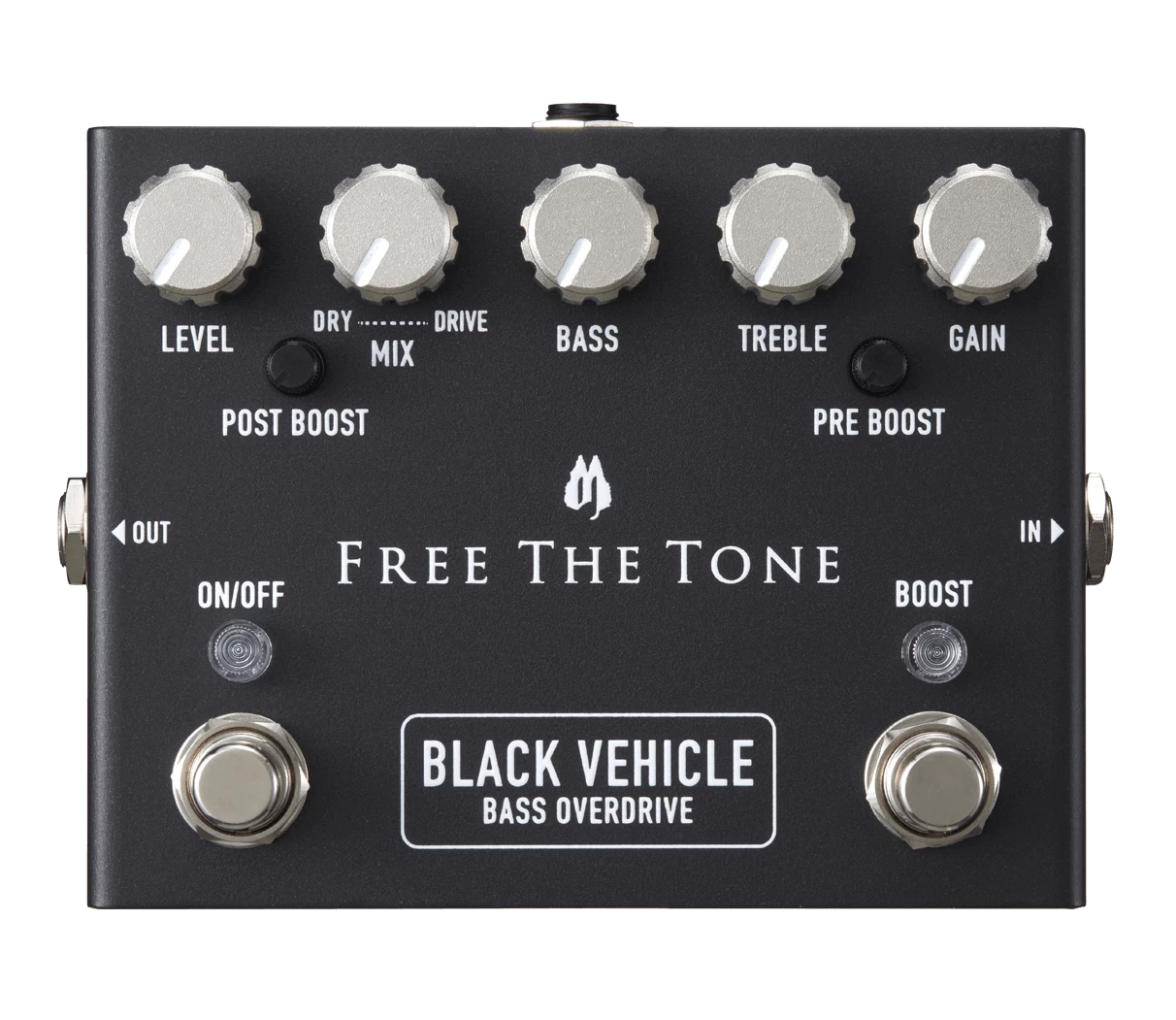 Free The Tone Black Vehicle BV-1V Bass Overdrive 1 Free The Tone Black Vehicle BV-1V Bass Overdrive